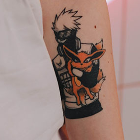 Anime tattoo style