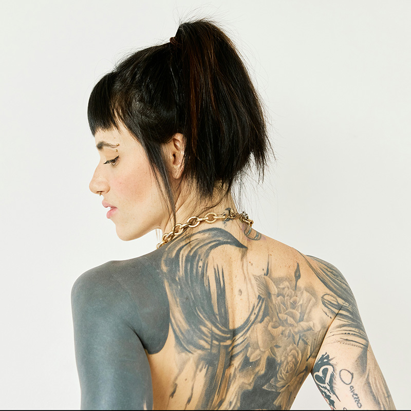 Blackwork tattoo style